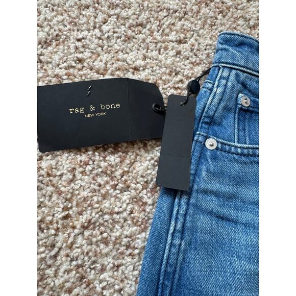 NWT - RAG & BONE Blue Denim Skirt, size 27; Button Fly; POPPY; Vintage High rise - Picture 10 of 14